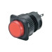 Кнопка RWD-315 (R16-504A) ON-OFF красная, с фиксацией, с подсветкой 3V D=16mm  3A/250VAC; 4pin