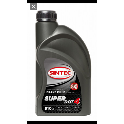 Жидкость торм "SINTEC" Super  ДОТ-4 (910г) (12) (800735)