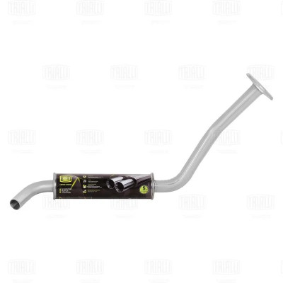 EAM0125 | Глушитель для а/м Лада 2107 доп. (резонатор) под кат. (алюм. сталь)