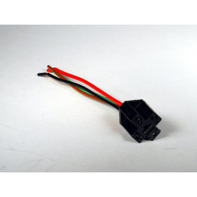 Разъем реле старт 4 провод (с бок креп) 2110-2112  "Д" (5) (КЛ129-2)