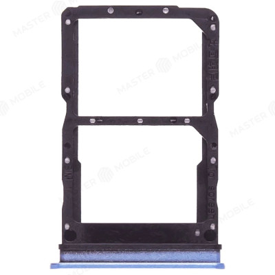 Держатель SIM для Huawei Honor X8a 4G/90 Lite (CRT-LX1/CRT-NX1) Голубой