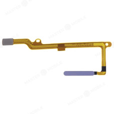 Шлейф для Huawei Honor X8a 4G/90 Lite (CRT-LX1/CRT-NX1) сканер отпечатка пальцев Голубой