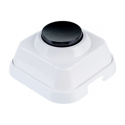 A1-04-011-I| Кнопка звонка белый круг открытая Systeme Electric (КЭ9072251)