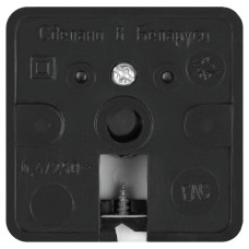 Б0051802| Кнопка звонка черный квадрат открытая ЭРА (КЭ971026)