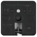 Б0051802| Кнопка звонка черный квадрат открытая ЭРА (КЭ971026)