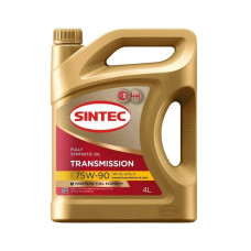 963355 | Масло трансмиссионное синтетическое 75W90 GL-4/5 4л SINTEC