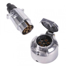 Разъем прицепа металл "МА" 7 конт (вилка+ розетка) (50) (3401/34791)