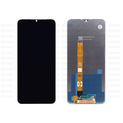 Дисплей для Realme C11/C15/Narzo 30A (RMX2185/RMX2180/RMX3171) в сборе с тачскрином Черный - OR