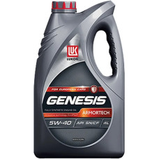 Масло моторное синтетическое Genesis Armortech 5W40 SN/CF, A3/B4 4л LUKOIL (3148675)