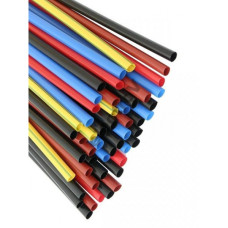 Трубки термоусад №9 (2,4/3,2/4,8/6,4мм, L=10см)(13шт) "Д"  (5) (АК738-К9)