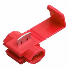 Зажим для врезк в пров (гильот крас) 0.5-1.0мм² "Rexant" (200) (Ц 1 шт) (08-0761)