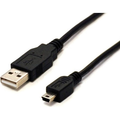 Кабель USB-miniUSB "AVS" (2м) черный витой (A78884S)