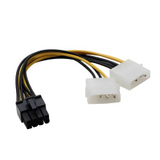 Кабель для блока питания 2 Molex/PCI-E 8pin