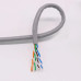 Кабель витая пара UTP cat5e (4 пары) медная Cu Prem (UTP 4x2x0.51 5e in/Cu) неэкран SKYNET Сер 24AWG