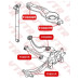 Сайлентблок поперечного рычага задней подвески VTR (FO0202R)
