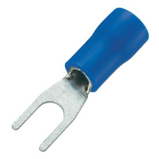Клемма вилочная (№53) d=4.3мм SV2-4 изолированная   сечение 1.5-2.5 мм2; синяя