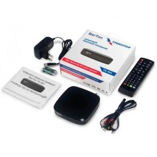 Цифровой ресивер DVB-T2 BARTON TA-561 (плачтик, без кнопок, без дисплея, кабель 3RCA-3RCA)