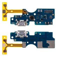 Шлейф для Itel A48 (L6006) плата на системный разъем/микрофон