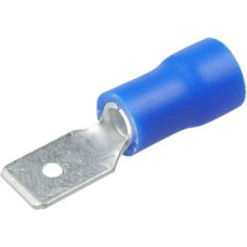 Клемма ножевая (№10) 4.8x0.8 штекер VM2-187(8) изолированная   сечение 1.5-2.5 мм2; синяя