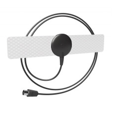 Антенна комнатная BAS-5110-5V WHITE/BLACK активная РЭМО ДМВ/DVB-T2; 33dB; питание 5V от ресивера; с