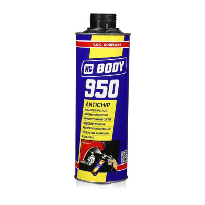 Антигравий ""Body-950"" (1 л) под пист черный (антикор)  (6)