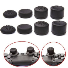 Накладки на стики для геймпада (универсальный, 8 шт., разные размеры) Черный