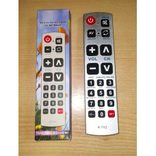 ПДУ УНИВЕРСАЛ R-TV2 TV  UNI инструкция на русском языке