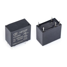 Реле HF32F/012-ZS3 Тип 05 12VDC 1C(SPDT) 3A  Hongfa 18.4*10.2*15.5mm (1.5_2.54mm расст. между вывод)