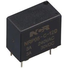 Реле NRP05-C12D-S Тип 05 12VDC 1C(SPDT) 3A  NCR 18.2*10*14.7mm (1.5_2.54mm расст. между вывод)