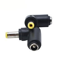 Переходник (4067) 5,5*2,1мм гнездо/5,5*2,5мм штекер (прямой/угловой) для адаптеров