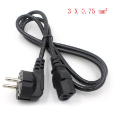 Шнур сетевой 1.5м компьютерный (3*0.75мм2)