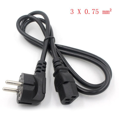 Шнур сетевой 1.5м компьютерный (3*0.75мм2)