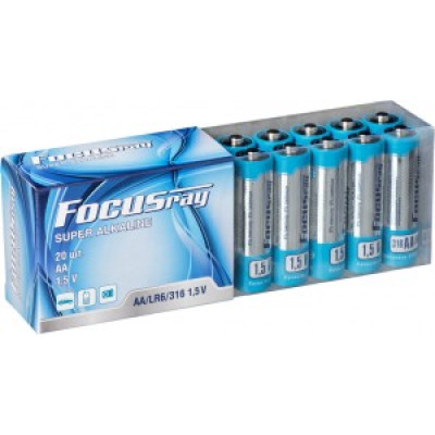 Элемент питания LR6/AA/316 ШРИНК  FOCUSray 1.5V;щелочные;;полиэтиленовая спайка 4/60/720
