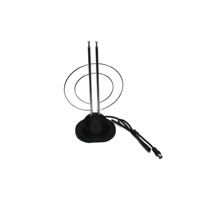 Антенна комнатная "Усы" SIGNAL (YB-002) пассивная   МВ+ДМВ; 1dB; с кабелем; 1/25