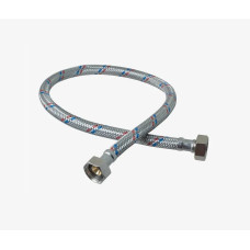 Шланг сантехнический 0,3 м, в метал. оплетке для воды, нерж