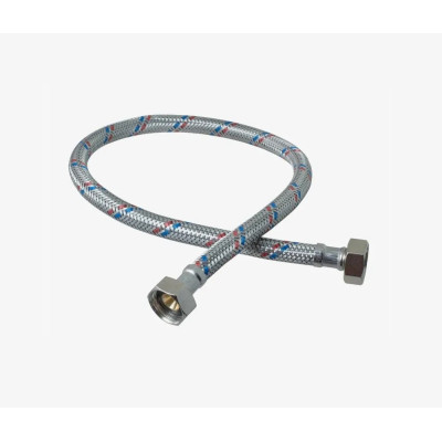 Шланг сантехнический 0,3 м, в метал. оплетке для воды, нерж