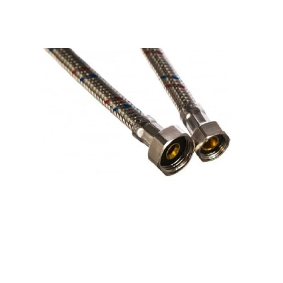 Шланг сантехнический 0,4 м, в метал. оплетке для воды, нерж