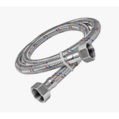 Шланг сантехнический 0,6 м, в метал. оплетке для воды, нерж