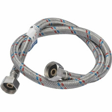 Шланг сантехнический 1,2 м, в метал. оплетке для воды, нерж