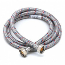 Шланг сантехнический 1,5 м, в метал. оплетке для воды, нерж