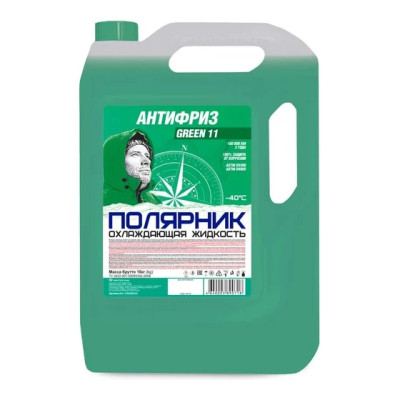 ТС Антифриз Полярник -40 (зеленый) п/э бут 10кг, (арт.430206233)