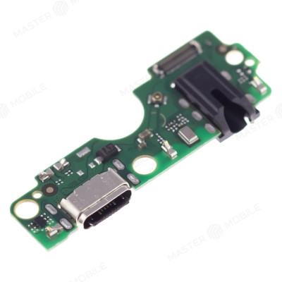 Шлейф для Tecno Spark Go 2024 (BG6) плата на системный разъем/разъем гарнитуры/микрофон - Премиум