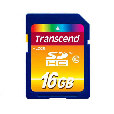 Флеш карта SDHC 16Gb Class10 TRANSCEND TS16GSDHC10 Premium w/o adapter